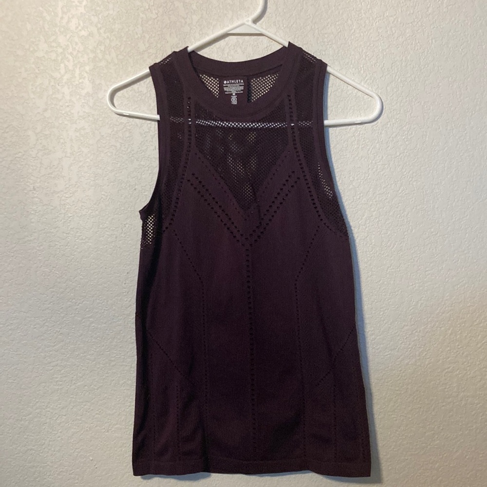 Eggplant colored Athleta Tank - Size Medium, but fits like a small